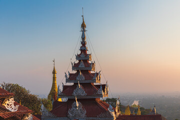 Fototapeta premium In the historic centre of Mandalay