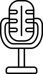Microphone Line Icon