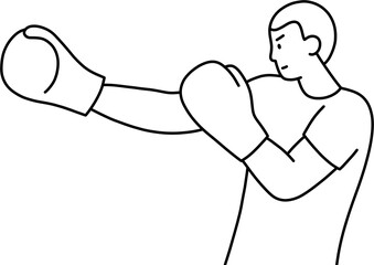 글러브 남 흑백