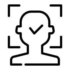 face recognition icon