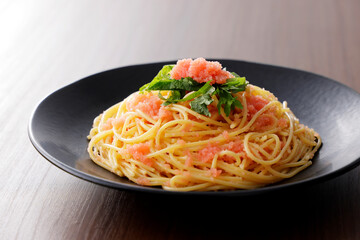 たらこスパゲッティ　Cod roe spaghetti