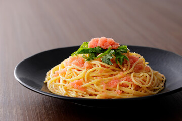 たらこスパゲッティ　Cod roe spaghetti