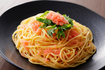 たらこスパゲッティ　Cod roe spaghetti