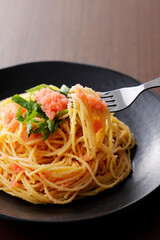 たらこスパゲッティ　Cod roe spaghetti