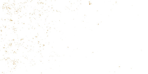 Doted and confetti golden glitter on transparent background. Shiny glittering dust. Gold glitter sparkle confetti that floats down falling. Vector illustration.