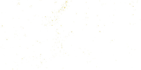 Abstract gold Foil splatter glitter and confetti Golden stroke on transparent background. zigzag ,ribbon,