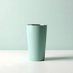 Simple Mint Green Tumbler Mockup