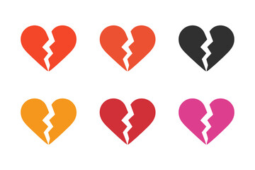 Broken heart love pain relationship separation sad