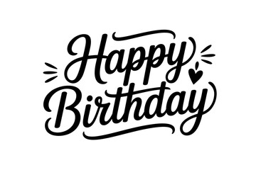 Fototapeta premium Happy birthday celebration greeting card design art