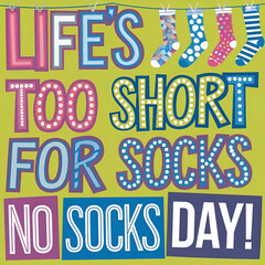 No socks day