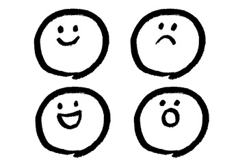 筆　顔文字　セット