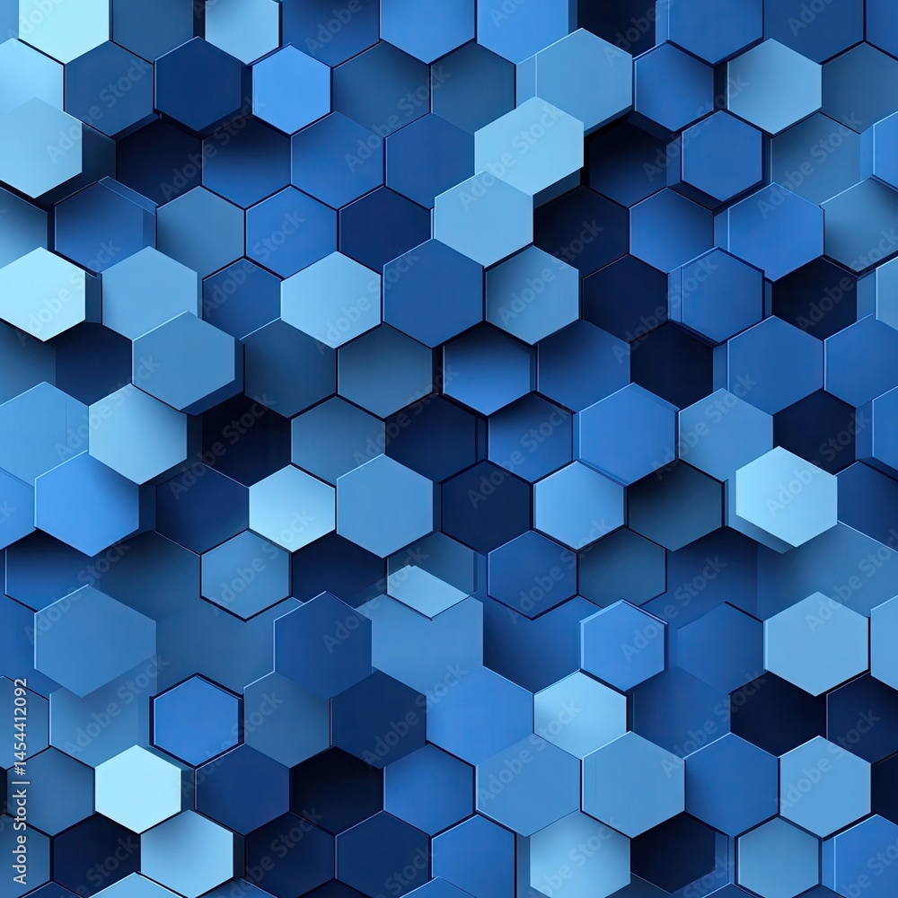 Aufkleber hexagons pattern. geometric abstract background with simple hexagonal elements. medical, technology 