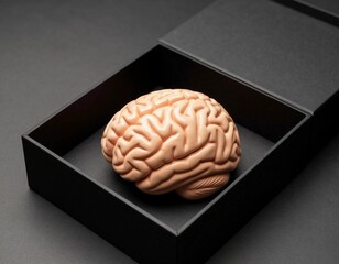 human brain in a box with brain