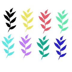 leaves various color 