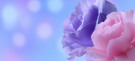 Fototapeta premium Dusty purple rose blue pink abstract background. Gradient. Elegant lilac background with space for design. Valentine, mother's day. Baby birthday, newborn. Beautiful.