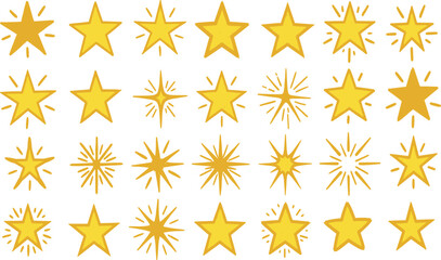 Crayon star shape, hand drawn pencil line doodle pattern. Pastel brush texture, color background. Star figure. Vector chalk line sketch. Sticker icon, sparkle figure.