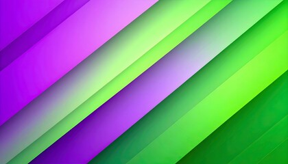 Obraz premium Abstract diagonal stripes background. Green, purple gradient. Modern design.