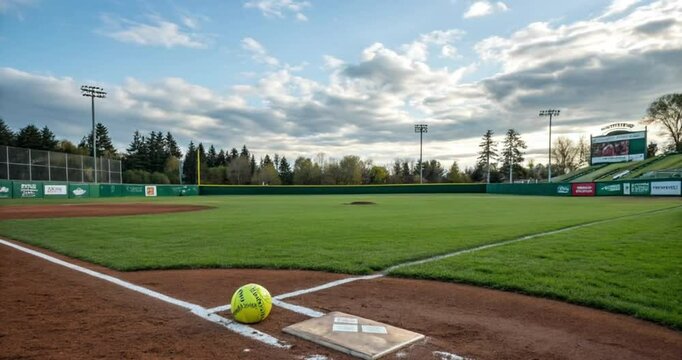 grass field for world softball day