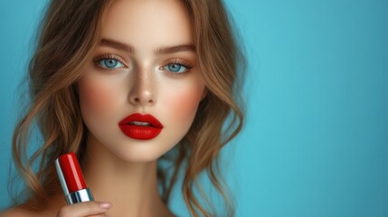 Woman with red lipstick (1)