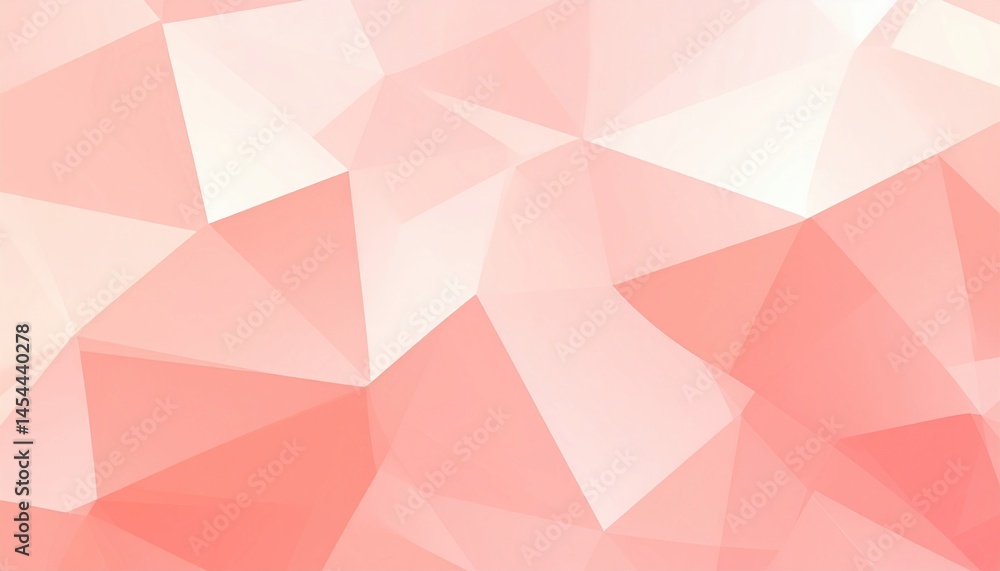 Poster dynamic abstract shapes in soft coral tones digital artwork modern aesthetic high-resolution artisti