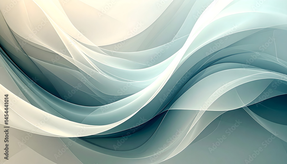 Aufkleber a captivating dance of light and shadow smooth waving lines creating an abstract backdrop wallpaper 