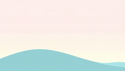 Obraz premium Calm waves undulating serene seascape minimalist illustration tranquil environment bird's eye view concept of peace