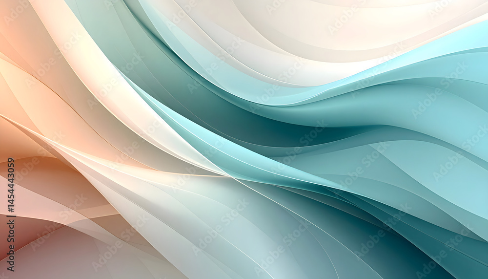 Poster abstract waving smooth background for modern wallpapers with elegant design and artistic textured ba