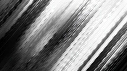 Fototapeta premium Abstract diagonal lines in grayscale