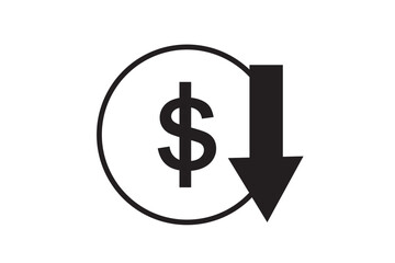 Obraz premium Dollar sign icon