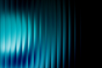 A layered glass gradient shifting from cyan to blue to white on a black background, presenting a sleek, icy, and high-tech visual effect.