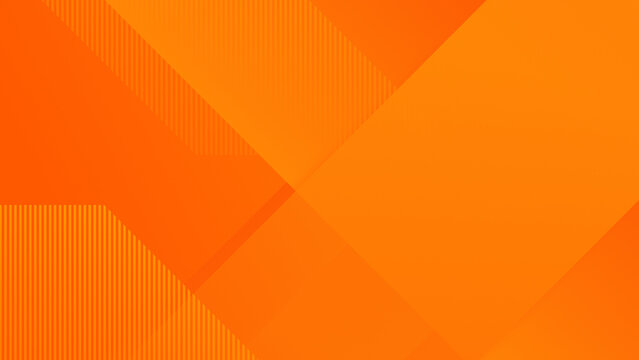 Fototapeta 4k yellow orange red elegant abstract dynamic background. Creative animated geometric shapes. Triangles, squares, stripes lines. Color gradient. Light dark flowing shades. Web seamless loop banner BG