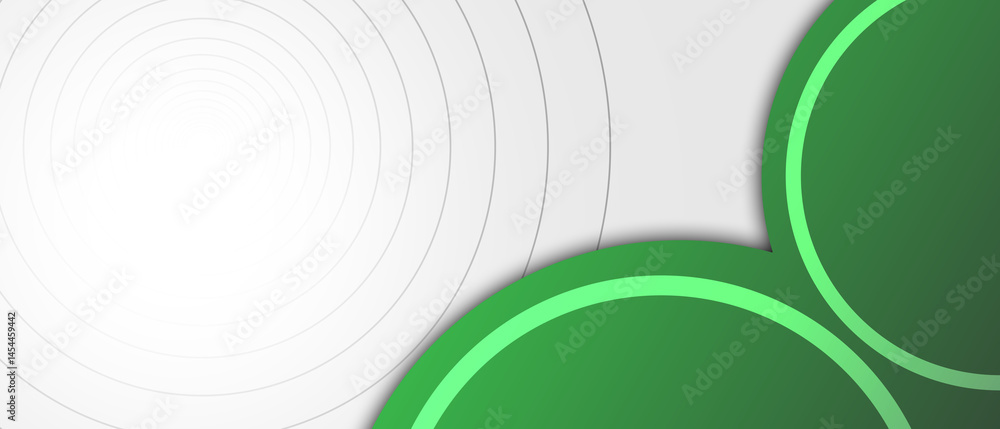 Poster website landing page with abstract background