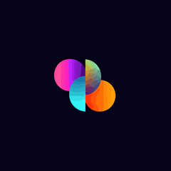 Modern minimalist logo in vector style. Clean design with an emphasis on form, typography and versatility. Suitable for branding, identity and corporate identity.