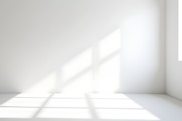 Bright Empty Interior with Sunlight through Window