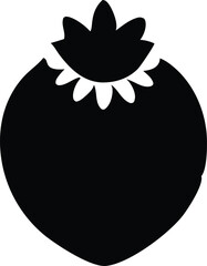 Black and white flower on black, a festive autumn pumpkin illustration for Halloween decoration