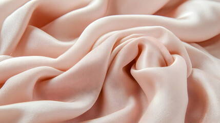 Obraz premium Raw meat slices close up pink peach colors fresh ingredient