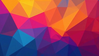 Fototapeta premium Geometric abstract shapes, vibrant colors, perfect for web design, illustration, design element, art