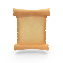 Old scroll vintage paper