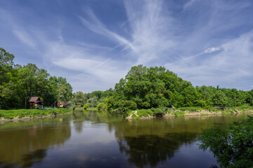 Confluence of Morava and Dyje rivers, Zahorie (CHKO Zahorie), triple border of Austria, Slovakia and Czech Republic