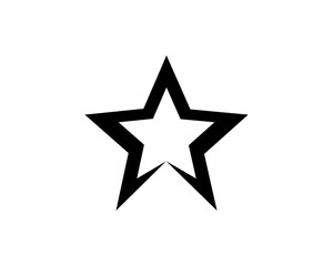 Obraz premium star on black