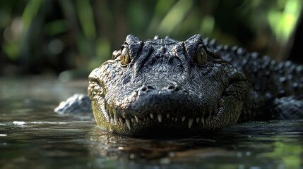Obraz premium Beautiful Crocodile