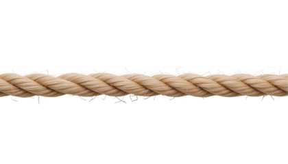 Rope isolated on transparent background