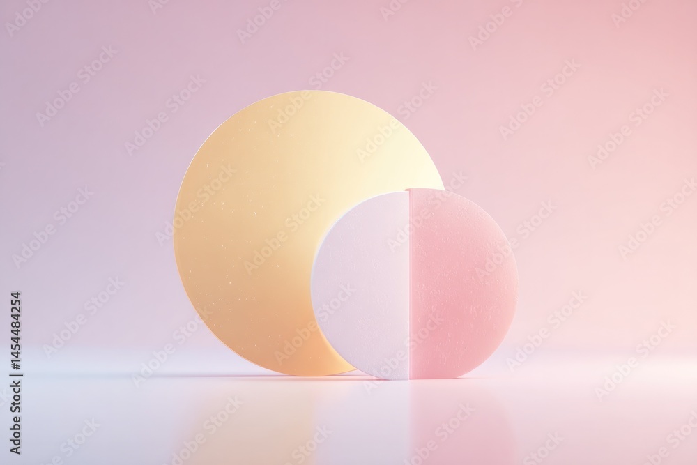 Poster abstract lines and geometric forms interplay gracefully against minimalist backdrop embodying elegan