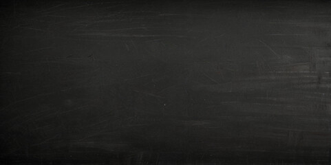 Abstract texture of blacl chalkboard background texture with copy space. Design concept for school education, dark wall backdrop , design template.	
