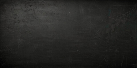 Black board grunge texture background. Abstract chalkboard black background. Education and reading concept background.