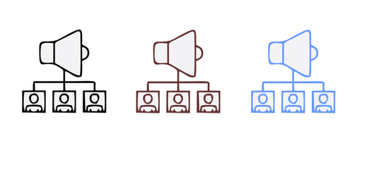 Affiliate Marketing solid icons collection.Containing Marketing, SEO, Success, Management, Business, Customer, Social Media