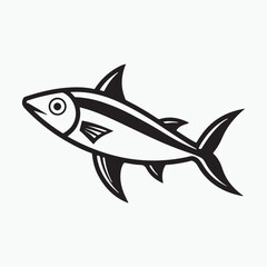 anchovy vector icon with a white background