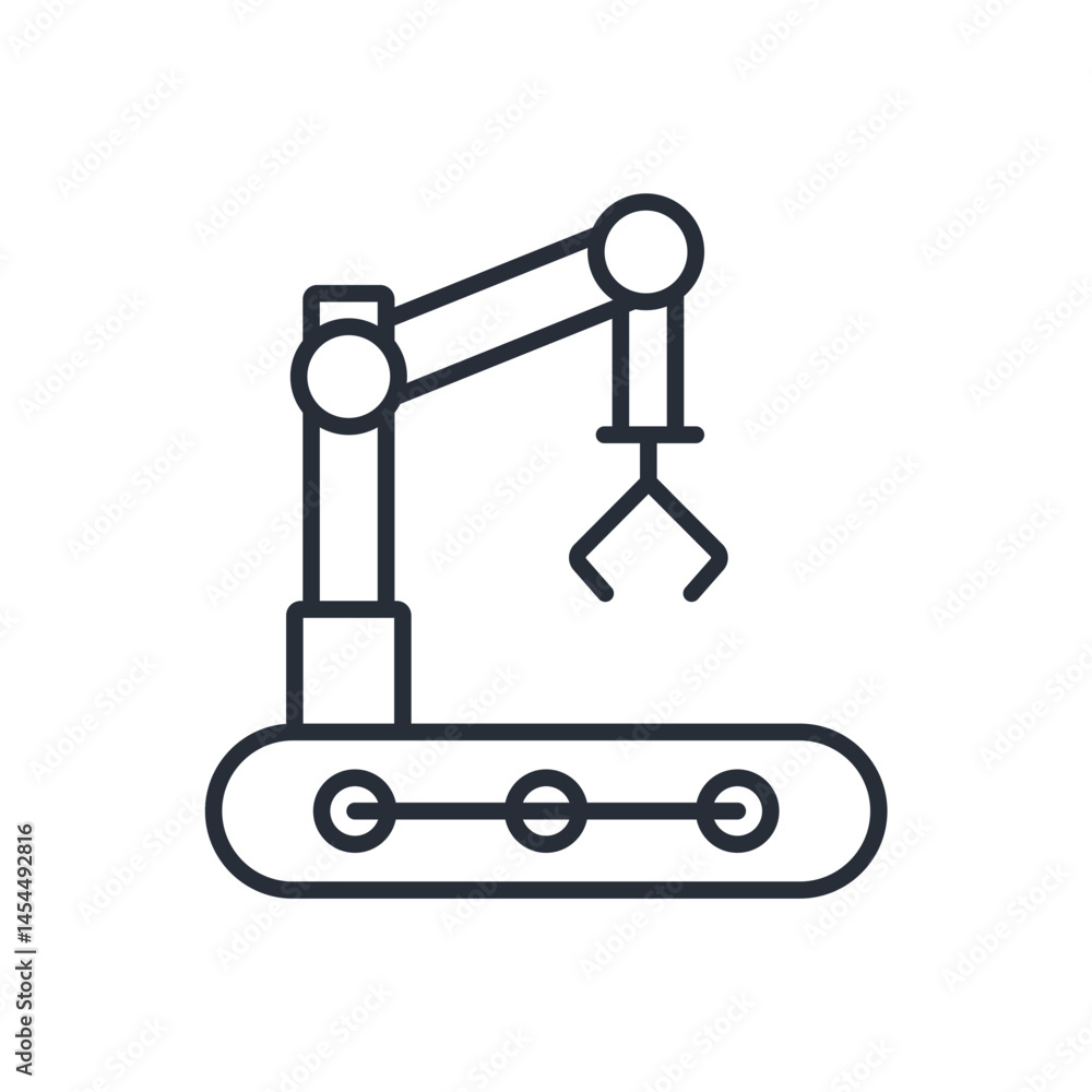 Poster machine icon. vector.editable stroke.linear style sign for use web design,logo.symbol illustration.