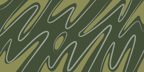 Abstract flowing green shape pattern background simple design
