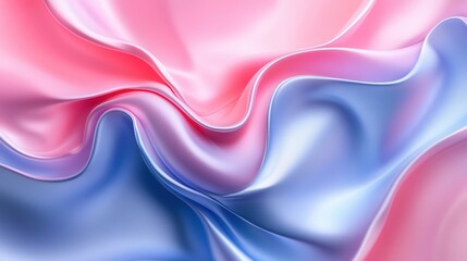 Obraz premium Abstract flowing fabric with soft pastel colors